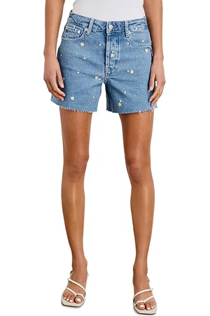 Rails Mesa Embroidered Denim Shorts