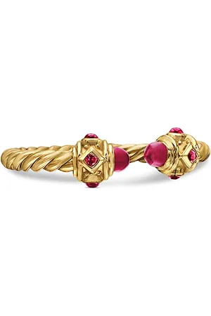 David Yurman 18K Yellow Gold Renaissance Ruby Ring