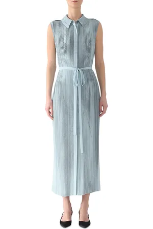 Jason Wu Pleated Georgette Sleeveless Dress
