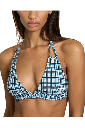 Reiss Daniella Printed Halter Bikini Top