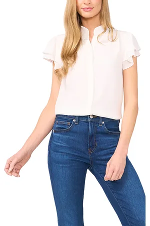 CE&CE Double Flutter Short Sleeve Top