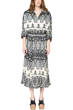 Gerard Darel Vanille Midi Skirt