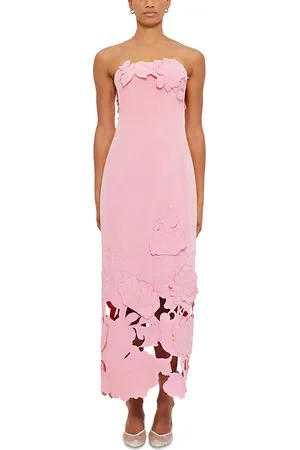 LEO LIN Rayna Crepe Strapless Dress