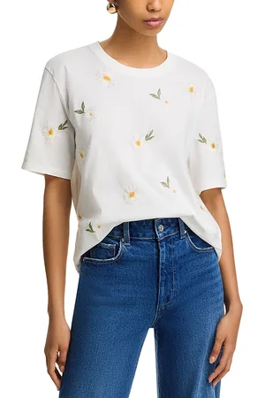 Driftwood Daisy Embroidered Tee