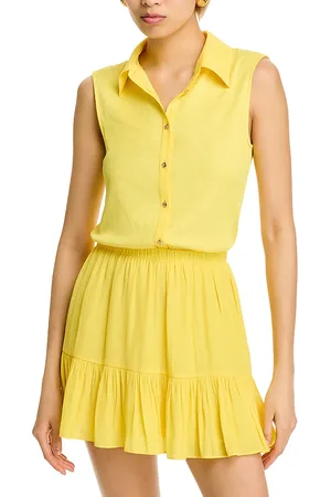 Ramy Brook Odette Mixed Media Dress