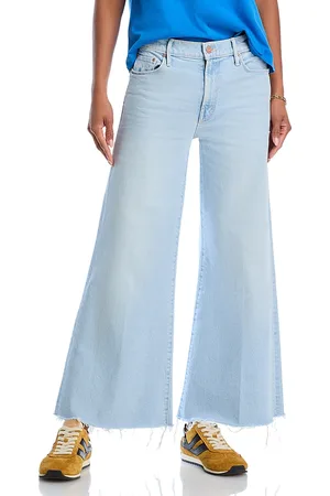 Mother The Twister High Rise Ankle Wide Leg Jeans in