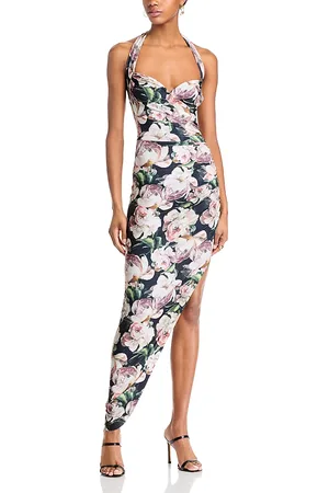 Norma Kamali Cayla Side Draped Gown