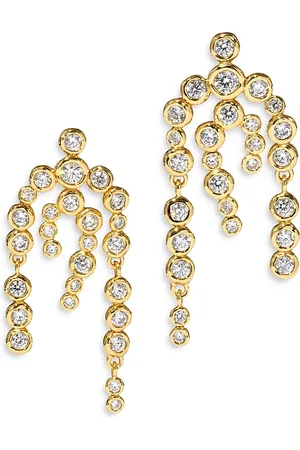 Alexis Bittar Asterales Cubic Zirconia Chandelier Earrings in 14K Plated
