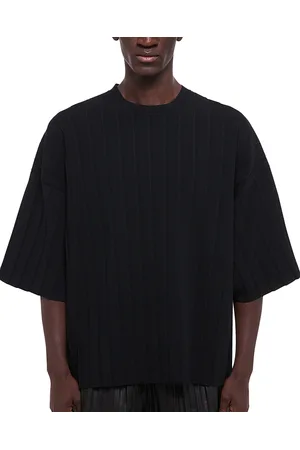 Helmut Lang Short Sleeve Textured Tee