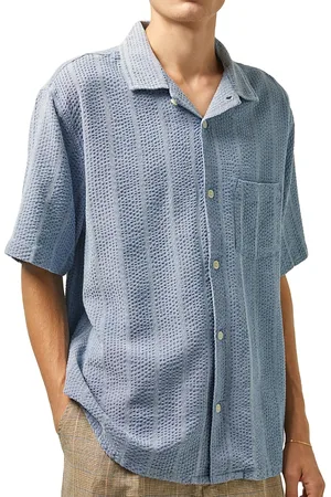 Corridor Seersucker Short Sleeve Camp Shirt