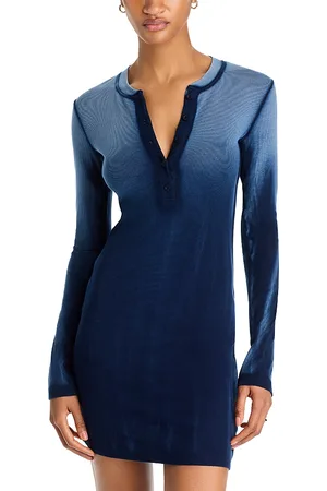 Cotton Citizen Verona Henley Mini Dress