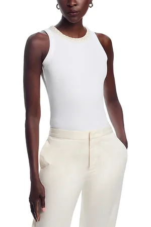 Fabiana Filippi Embellished Rowing Tank Top