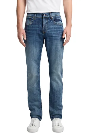 7 for all Mankind The Straight Fit Jeans in Blue