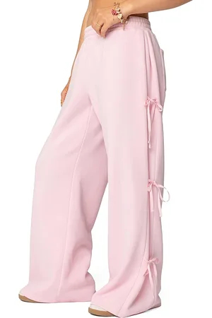 Edikted Claudette Baggy Ribbon Sweatpants