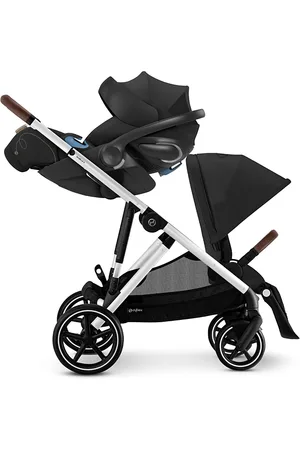Cybex Gazelle S Single to Double Travel System Stroller + Cloud G Lux Infant Car Seat with SensorSafe