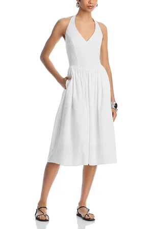 Steve Madden Ressi Eyelet Halter Midi Dress