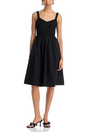 Steve Madden Fleur Smocked Scoop Neck Dress