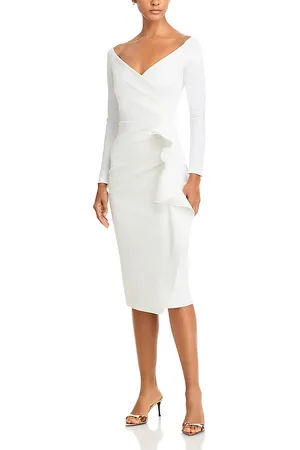 CHIARA BONI Silveria Off The Shoulder Bodycon Dress