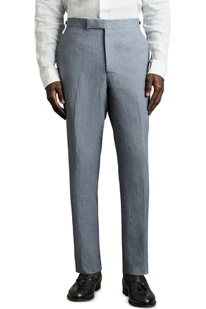 Reiss Linen Slim Mixer Trousers