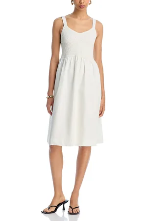 Steve Madden Fleur Smocked Scoop Neck Dress