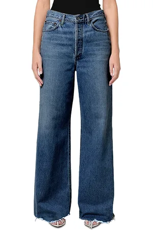 AGOLDE Dame High Rise Wide Leg Jeans in