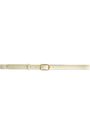 Zadig & Voltaire Rise Croc Embossed Belt