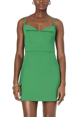 French Connection Whisper Foldover Mini Dress