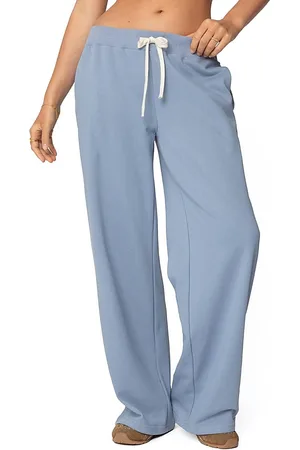 Edikted French Terry Straight Leg Sweatpants
