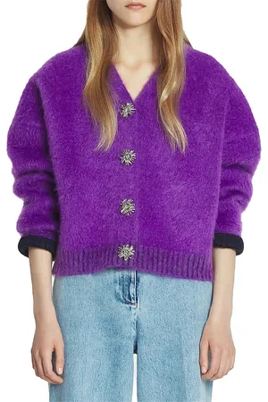 Lanvin Brushed Mohair Cardigan