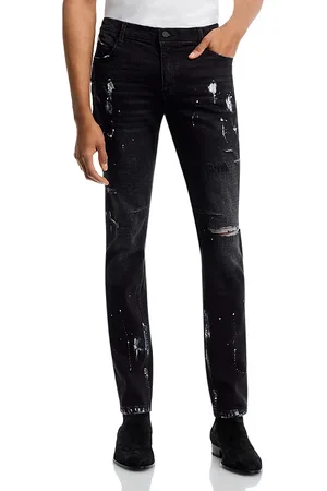 RTA Distressed Skinny Jeans in Distressed Charcoal