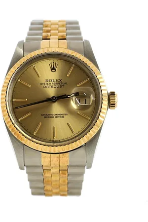 Rolex Oyster Perpetual Datejust Automatic Watch in Stainless Steel and Gold 36mm
