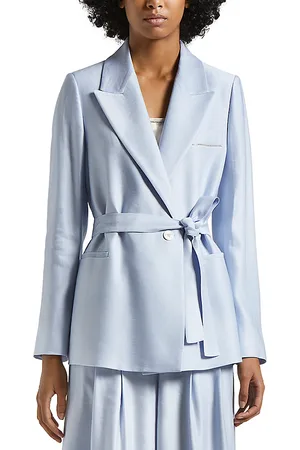 PESERICO SIGN Belted Blazer