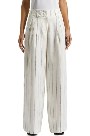 PESERICO SIGN Straight Leg Pleated Trousers