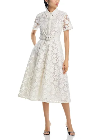 Toccin Jean Lace Midi Dress