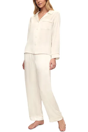 Eberjey Inez Washable Silk Long Pajama Set