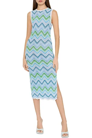 Milly Zig Zag Midi Dress