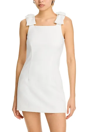 French Connection Whisper Bow Strap Mini Dress