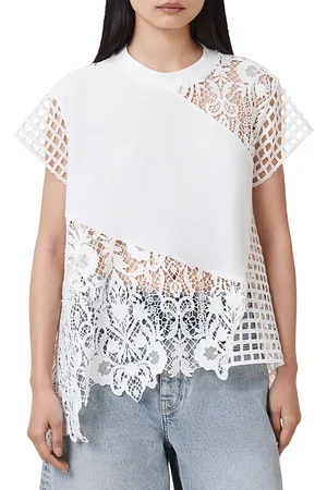 AllSaints Zala Crocheted Lace Top