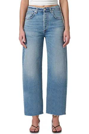Citizens of Humanity Ayla Raw Hem High Rise Crop Jeans in