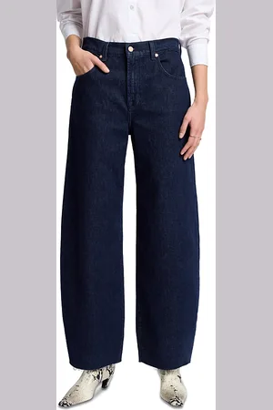 7 for all Mankind Bonnie High Rise Barrel Jeans in