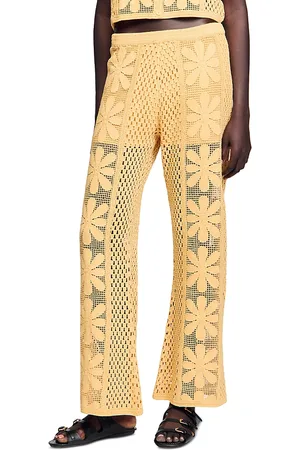 Sandro Crochet Pants