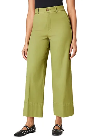 Spanx Stretch Twill Crop Wide Leg Pants 2.0