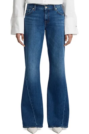 7 for all Mankind Spencer Mid Rise Flare Jeans in