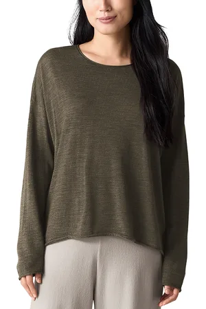 Eileen Fisher Crewneck Wool Sweater