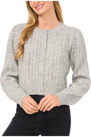 CE&CE Pointelle Cable Knit Cardigan