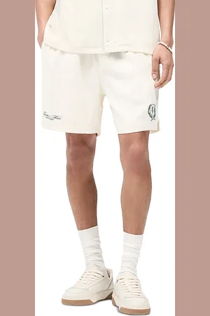 Represent Crest Relaxed Fit Logo Embroidered Shorts