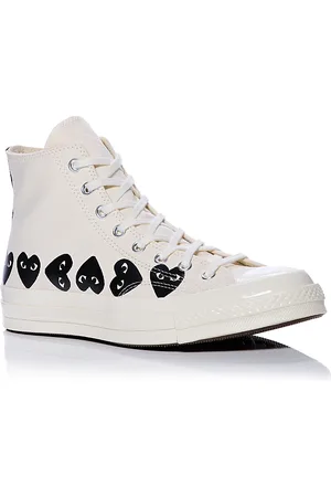 Comme des Garçons X Converse Unisex Chuck 70 Heart High Top Sneakers