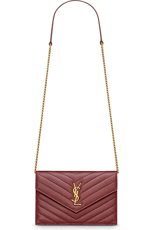 Saint Laurent Cassandre Envelope Chain Wallet