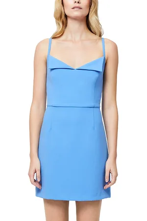 French Connection Whisper Foldover Mini Dress