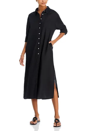Echo Solana Maxi Shirt Dress Swim Cover-Up